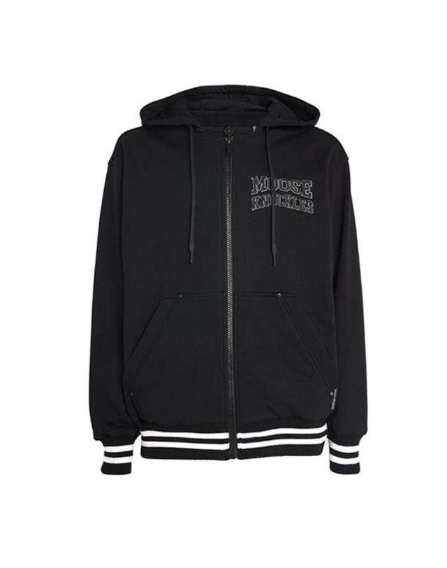 무스너클 무스너클 VARSITY 로고 후드 집업 M33MS663 292 착용컷