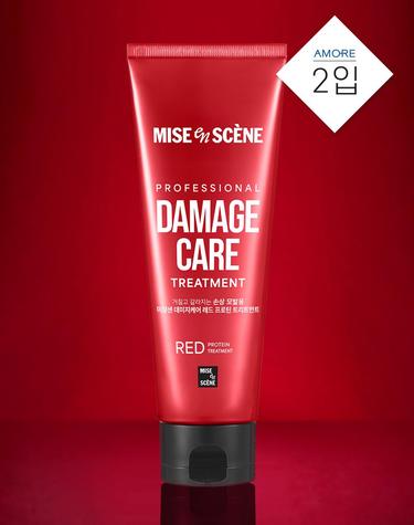 데미지케어 레드 프로틴 트리트먼트 180ML 2입