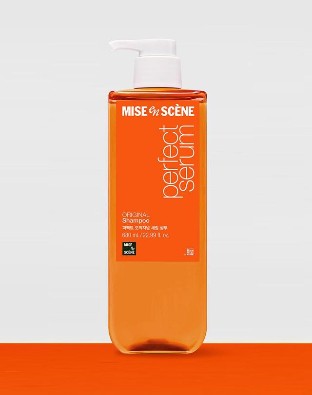 미쟝센 [NEW]미쟝센 퍼펙트 세럼 샴푸/컨디셔너 680ml 1입 착용컷