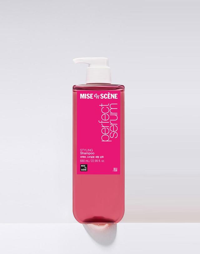 미쟝센 [NEW]미쟝센 퍼펙트 세럼 샴푸/컨디셔너 680ml 1입 착용컷