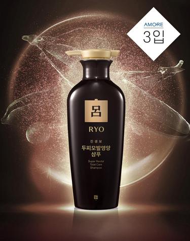 진생보샴푸 두피모발영양 400ml 3입