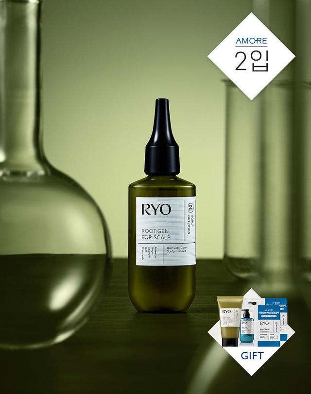 려 [여성맞춤 탈모케어] 루트젠 두피에센스 80ml 2입 + 샴푸 100ml 착용컷