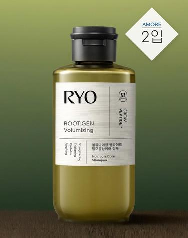 려 루트젠 탈모전문케어 샴푸 여성용 242ml 2입