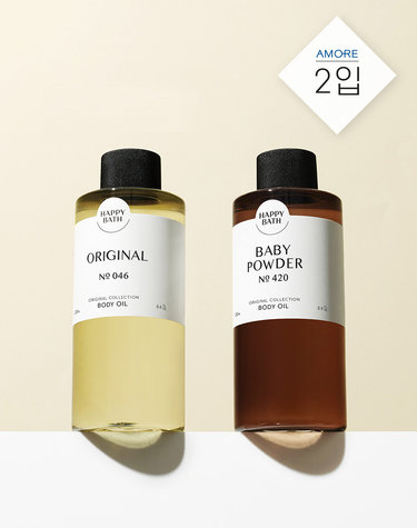 [비건인증] 오리지널컬렉션 바디오일 250ml 2입 (옵션)