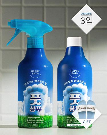 해피바스 [VIP전용] 필쏘굿 풋샴푸 500ml 3입 + 리필 500ml 3입