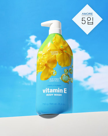 유채꽃 비타민E 바디워시 750ml 5개