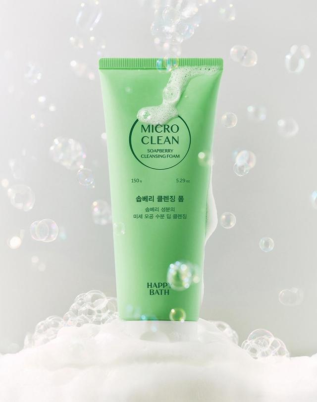 해피바스 마이크로 클린 클렌징폼 1입 (옵션) 착용컷
