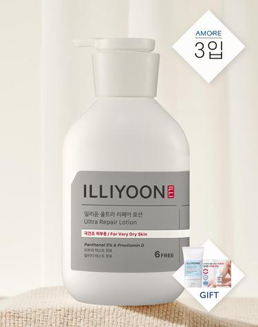 [로션50ML+크림5ML증정] 울트라 리페어 로션 528ML 3입