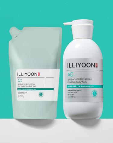 시카 아크네 클리어 바디워시 400ml + 리필 400ml