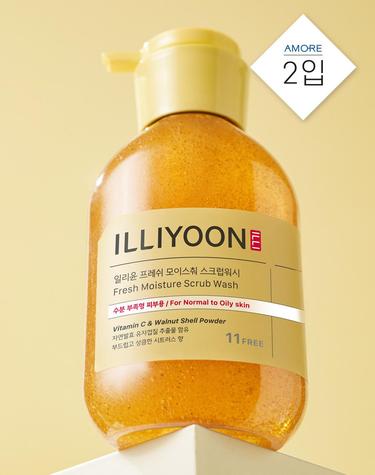 일리윤 프레쉬모이스춰 스크럽워시 625ML 2입