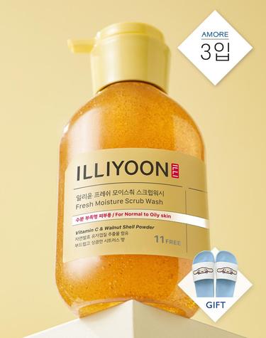 [VIP전용][시나모롤 슬리퍼 선착순증정] 프레쉬모이스춰 스크럽워시 625ML 3입