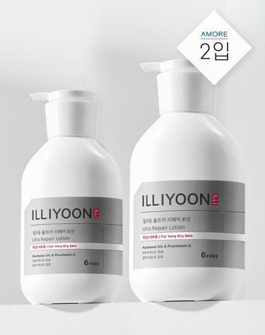 일리윤 울트라 리페어 로션 528ml 2개 + 일리윤 울트라 리페어 로션 350ml 2개