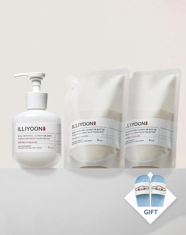 일리윤 [VIP전용] 프로바이오틱스 스킨배리어 젠틀클렌저 300ml 1개 + 리필 250ml 2개