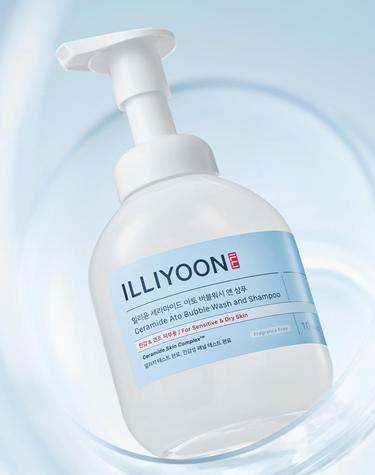 일리윤 세라마이드 아토 버블워시 앤 샴푸 400ml
