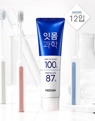 메디안 잇몸과학 치약 클린민트 120g 3입 4개 (총 12입)