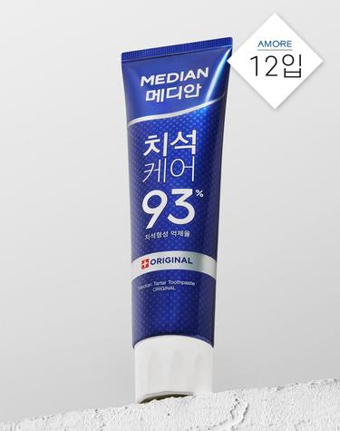 메디안 치석오리지널 치약 120g 3입 4개 (총 12입)