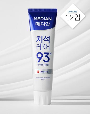 메디안 치석화이트 치약 120g 3입 4개 (총 12입)