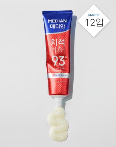 메디안 치석구취 치약 120g 3입 4개 (총 12입)