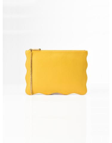 RUFFLE CLUTCH (러플 클러치) Yellow