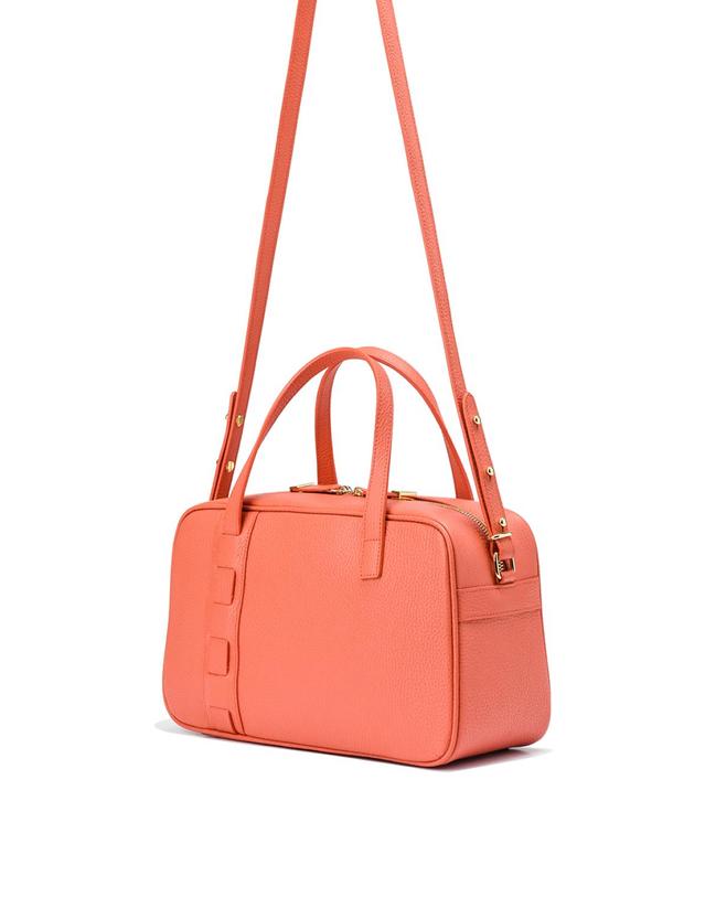 엘더블유엘 MERGE TOTE OBLO (머지 토드 오블로) Coral 코랄 착용컷