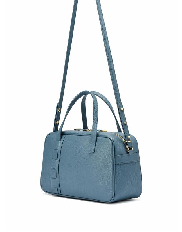 엘더블유엘 MERGE TOTE OBLO (머지 토드 오블로) Bluegrey 블루 착용컷