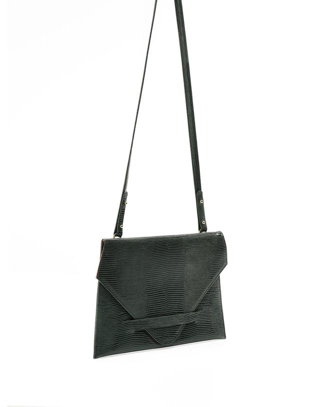 엘더블유엘 SEAL CLUTCH LIZARD (씰 클러치 리자드) Khaki 착용컷