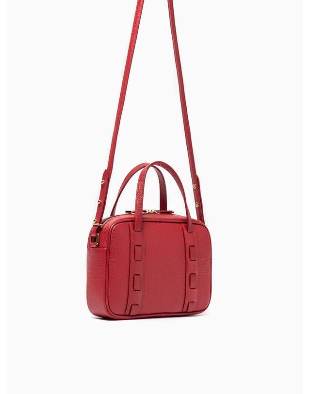 엘더블유엘 MERGE TOTE M (머지 토트 엠) Red 착용컷