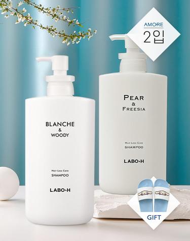 [VIP전용][시나모롤 슬리퍼 선착순증정] 두피강화 퍼퓸 샴푸 750ml(블랑쉬앤우디/페어앤프리지아) 2입