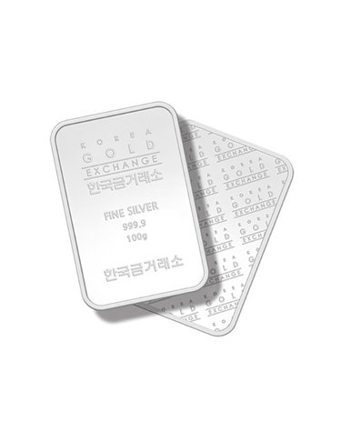 한국금거래소 실버바 100g