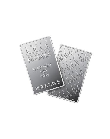 한국금거래소 플래티넘바 100g [백금바 99.9]