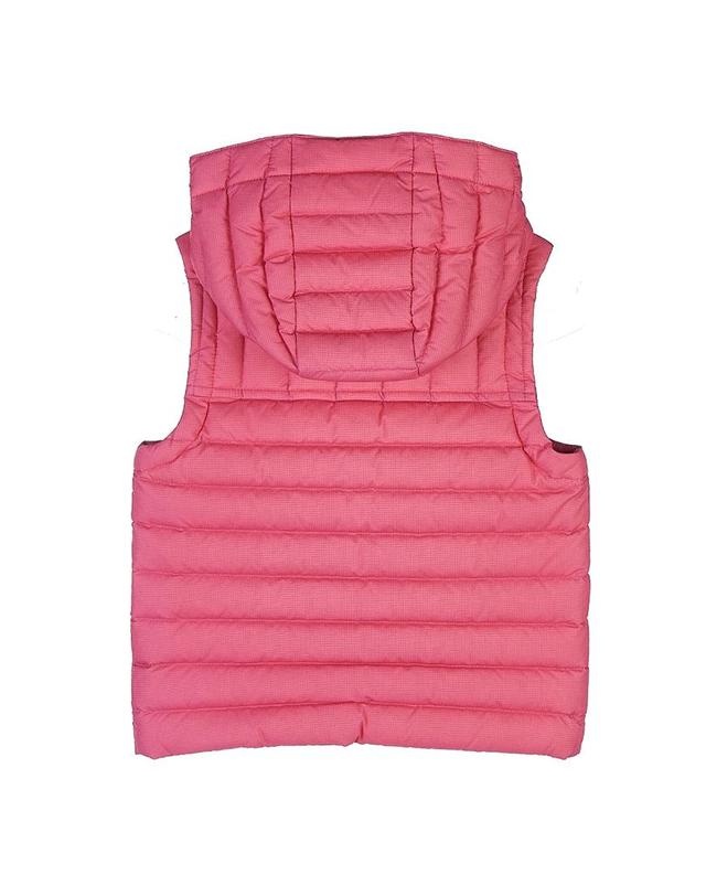 버버리 키즈 [버버리 키즈] 여아 호스페리 아플리케 나일론 후드 8053912 C IG6 MN CAREY GILET A8407 (12-24M) 착용컷