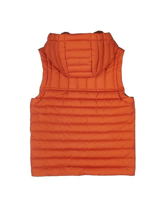 버버리 키즈 [버버리 키즈] 남아 로고 패치 후드 패딩 조끼 8053710 C KB6 CAREY GILET B2460 (8-10) 착용컷