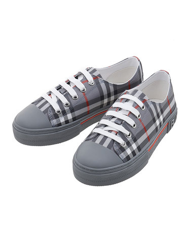 [버버리 키즈] 체크 코튼 스니커즈 8073367 K 1 MINI JACK LT B6163 (33-35)