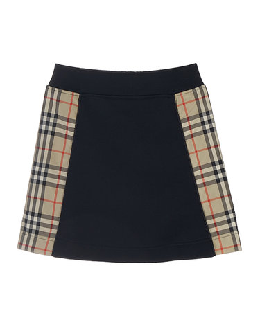 [버버리 키즈] 빈티지 체크 패널 스커트 8061441 C KG3 NOLEN SKIRT A1189 (6-10)