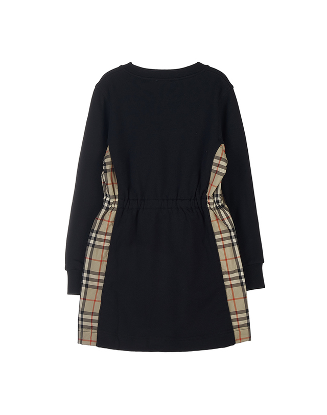 버버리 키즈 [버버리 키즈] 빈티지 체크 패널 코튼 드레스 8059354 C KG2 NOLEN DRESS A1189 (6-10) 착용컷