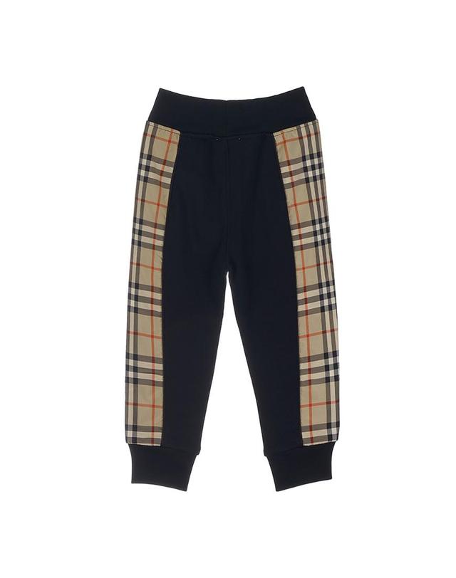 버버리 키즈 [버버리 키즈] 남아 빈티지 체크 패널 코튼 조깅 팬 8060954 C KB4 NOLEN JOGGERS A1189 (6-10) 착용컷