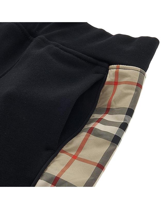 버버리 키즈 [버버리 키즈] 남아 빈티지 체크 패널 코튼 조깅 팬 8060954 C KB4 NOLEN JOGGERS A1189 (6-10) 착용컷