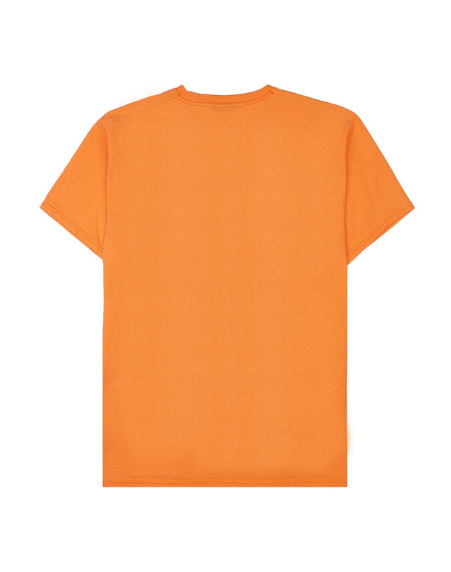 와일드 동키 [입점사] [와일드 동키] 베어스 프린팅 코튼 티셔츠 T BEARS STRONG WASHED ORANGE 착용컷