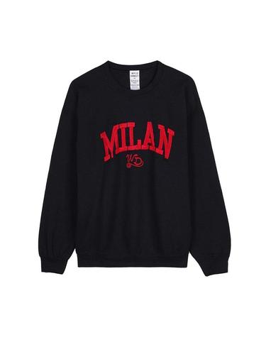 [와일드 동키] FW25 공용 밀란 맨투맨 FG MILAN BLACK