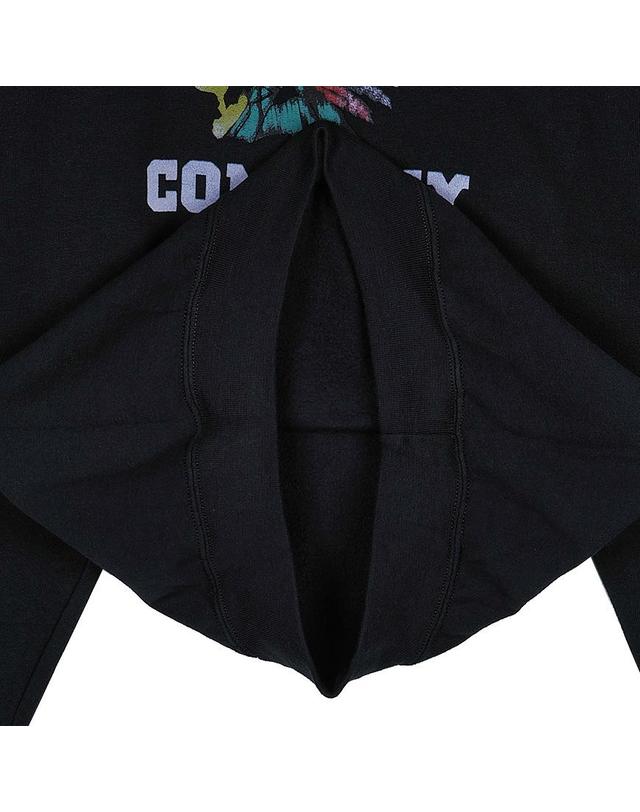 와일드 동키 [와일드 동키] FW25 공용 WD 치프 맨투맨 FR WD CHIEF BLACK 착용컷