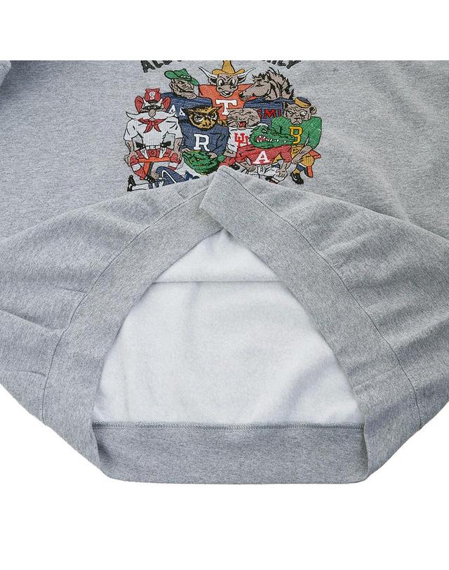 와일드 동키 [와일드 동키] FW25 공용 패밀리 맨투맨 FG FAMILY HEATHER GREY 착용컷