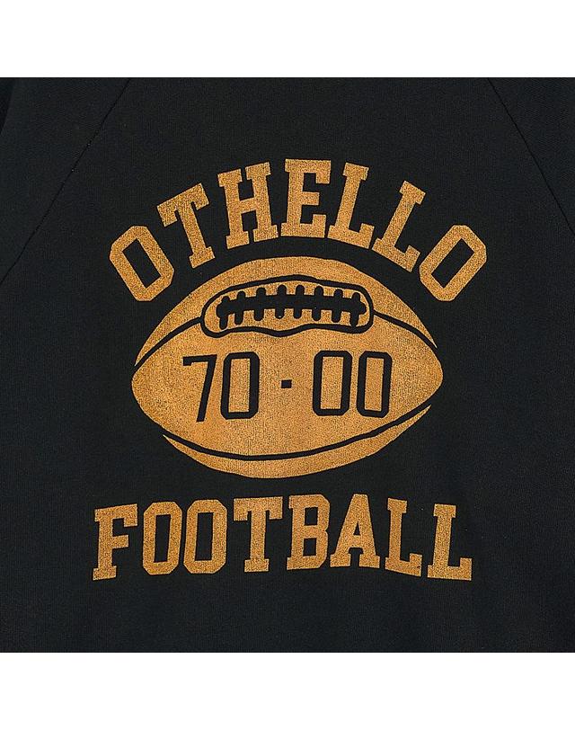 와일드 동키 [와일드 동키] FW25 공용 오셀로 맨투맨 FR OTHELLO BLACK 착용컷