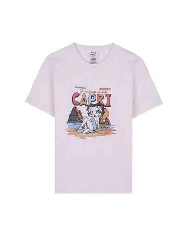 [와일드 동키] SS26 공용 카프리 티셔츠 T CAPRI LIGHT DYED PINK