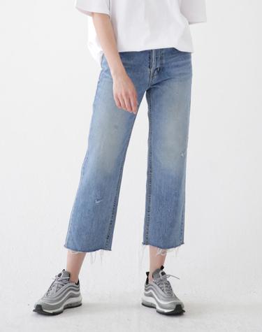 아더로브 커팅 데님진 ALP182001-BL