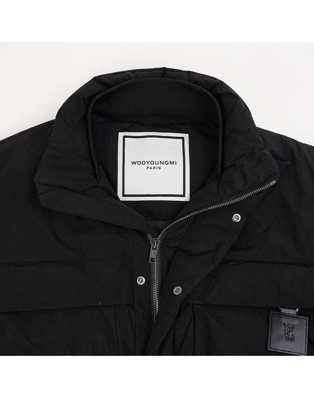우영미 [WOOYOUNGMI] FW25 남성 구스 다운 패딩 W253DN01 933B 착용컷