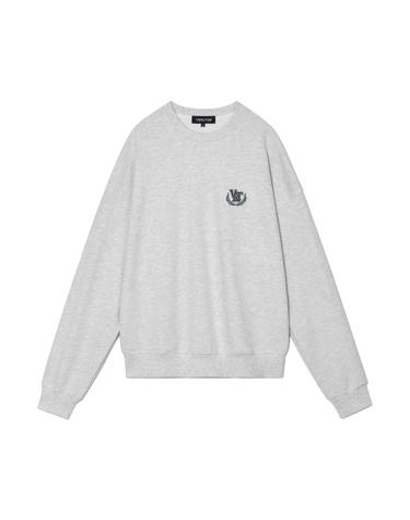 VRT Laurel Logo Sweatshirts White Melange Grey