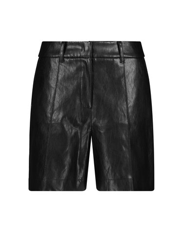 Leather Bermuda Pants