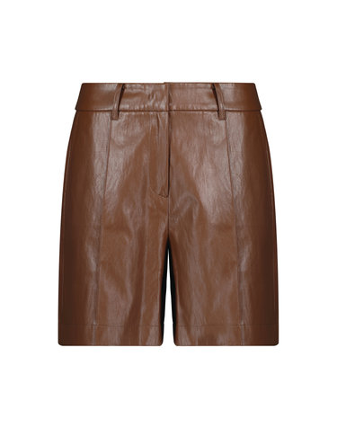 Leather Bermuda Pants