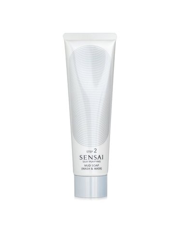 가네보 센사이 실키 퓨리파잉 Mud Soap Wash Mask New Packaging 125ml