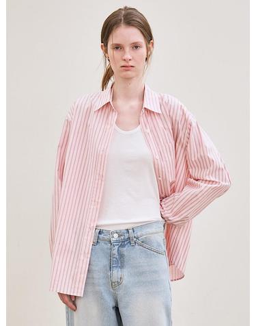 striped comfort shirt (pink)